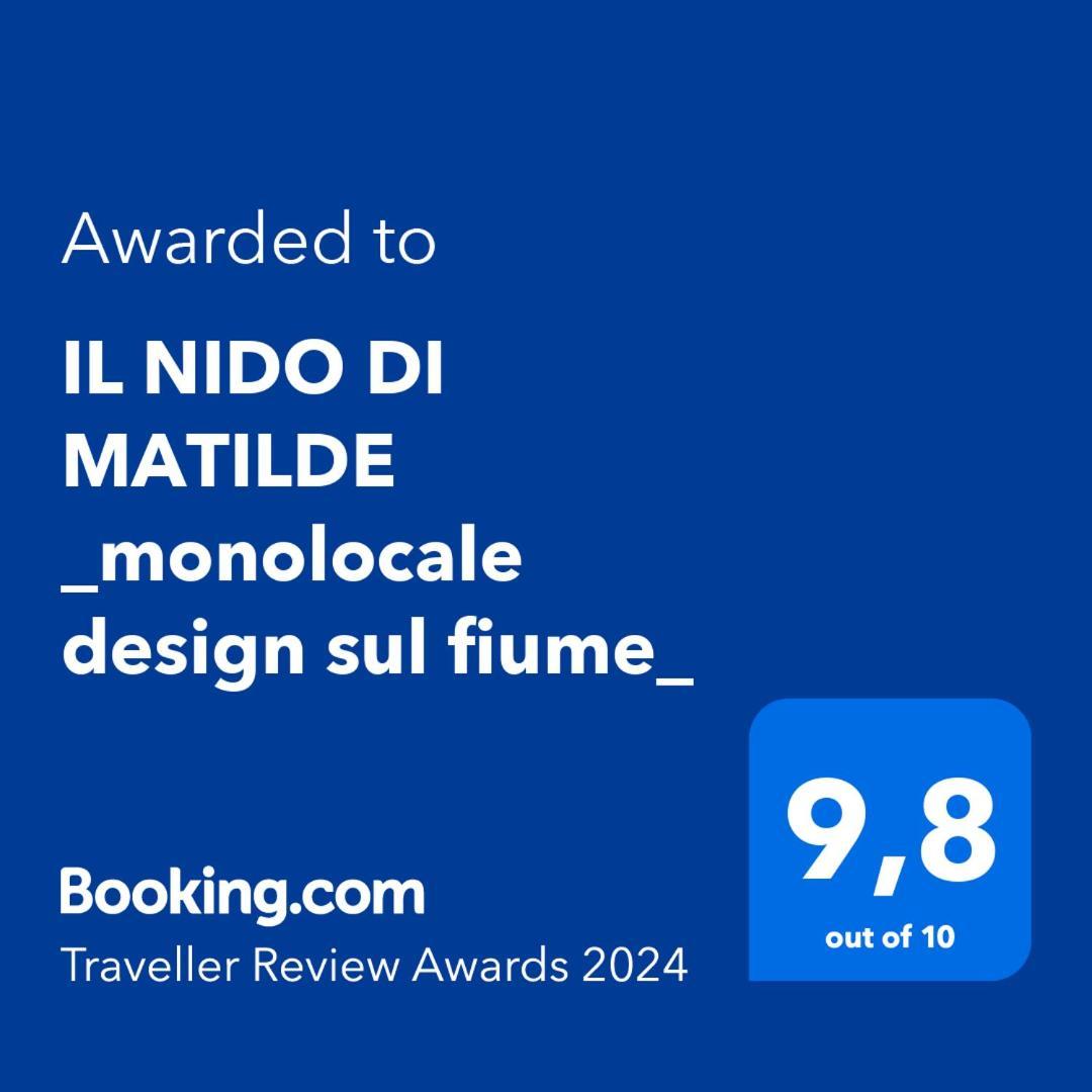 Il Nido Di Matilde _Monolocale Design Sul Fiume_ Appartement Rossena Buitenkant foto